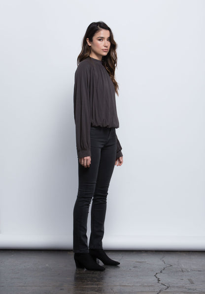 Women's Knit Long Sleeve Blouse