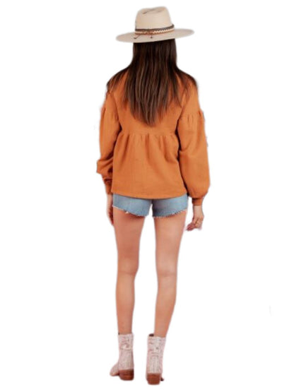 French Terry Sweatshirt-SIENNA