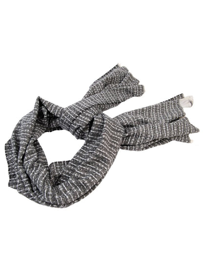 CLIFF ABSTRACT SCARF-BLACK