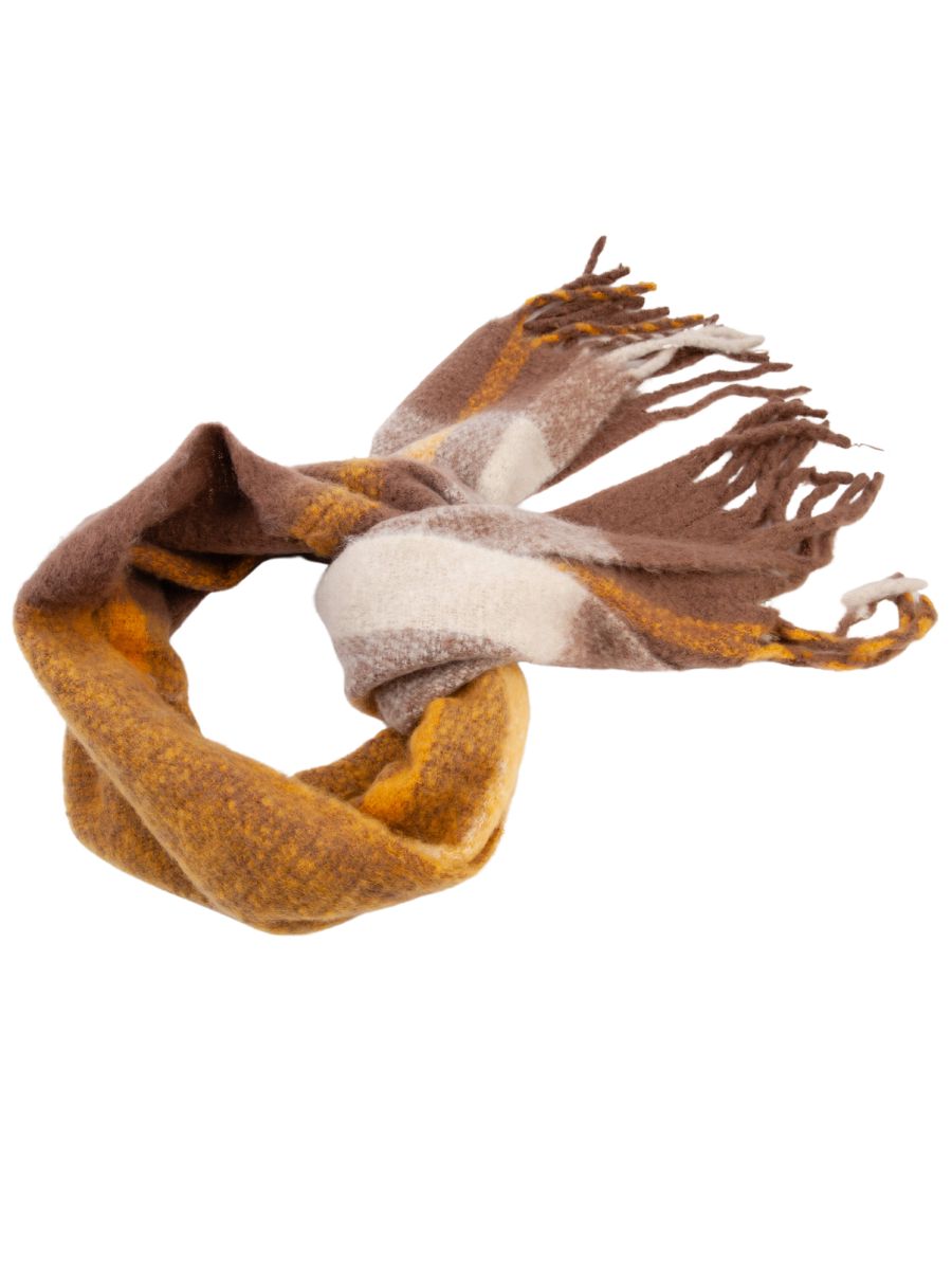BC THICK SCARF-COCO/MUSTARD