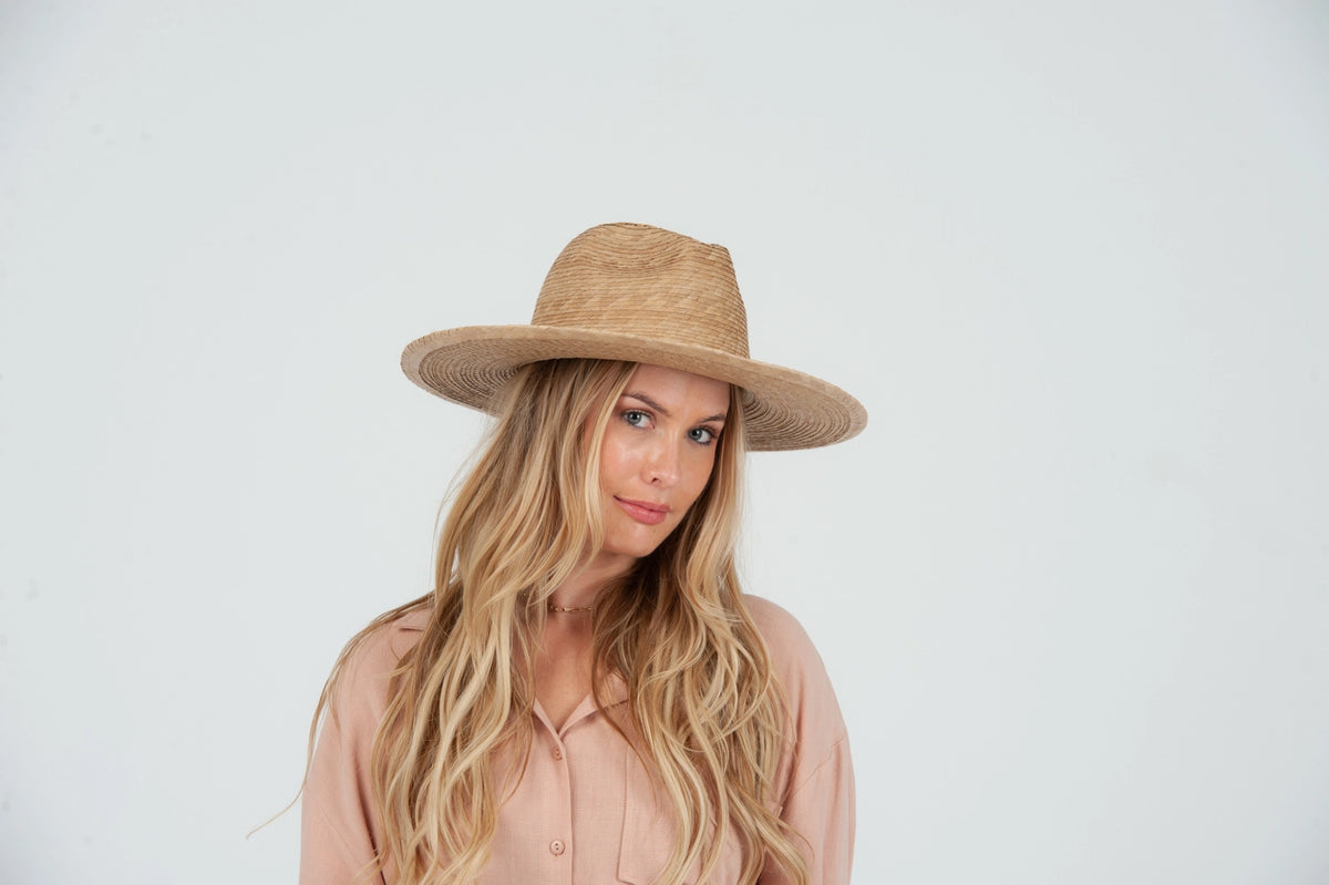 Women’s Wide Brim Panama Hat Elevated Choice Wide Brim Panama Fedora Hat - FINAL SALE  main image 2