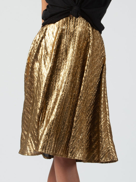 LA BELLE FOIL SKIRT