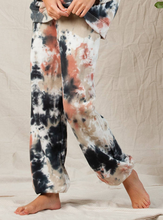 GIA JOGGER-MARBLE TIE DYE