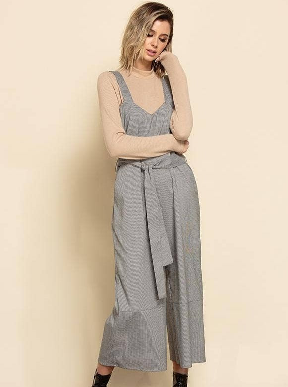 NAPLES JUMPSUIT-HOUNDSTOOTH