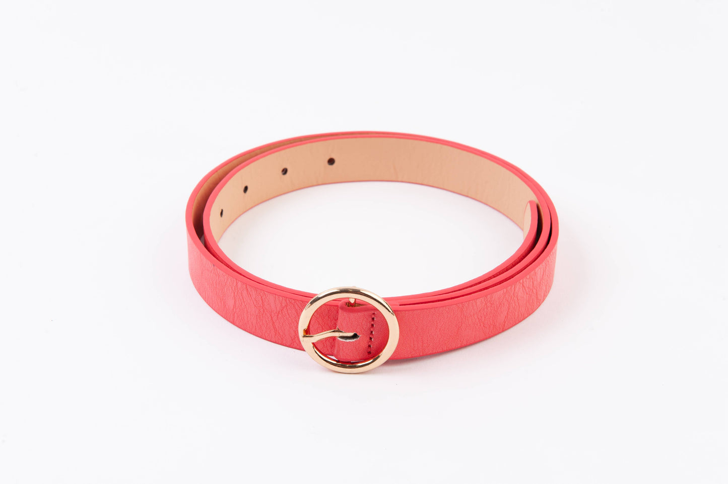 KNOX VEGAN BELT-CORAL