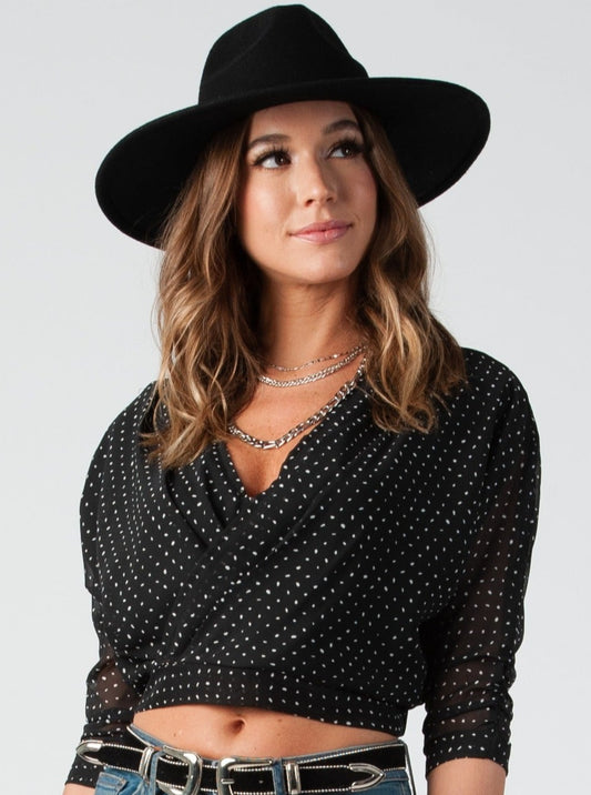 POLKA DOT BLOUSE