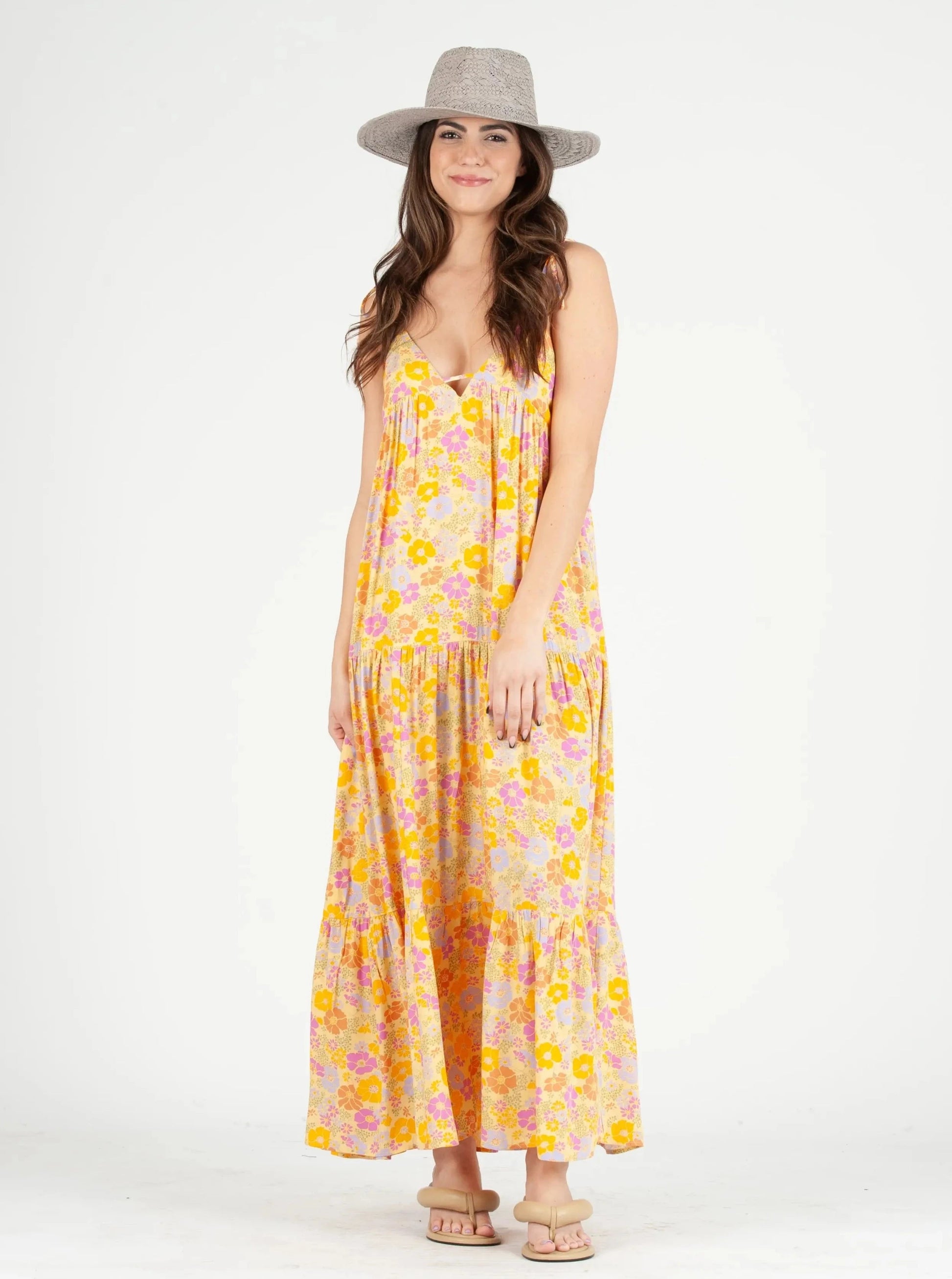 FLORAL MAXI DRESS