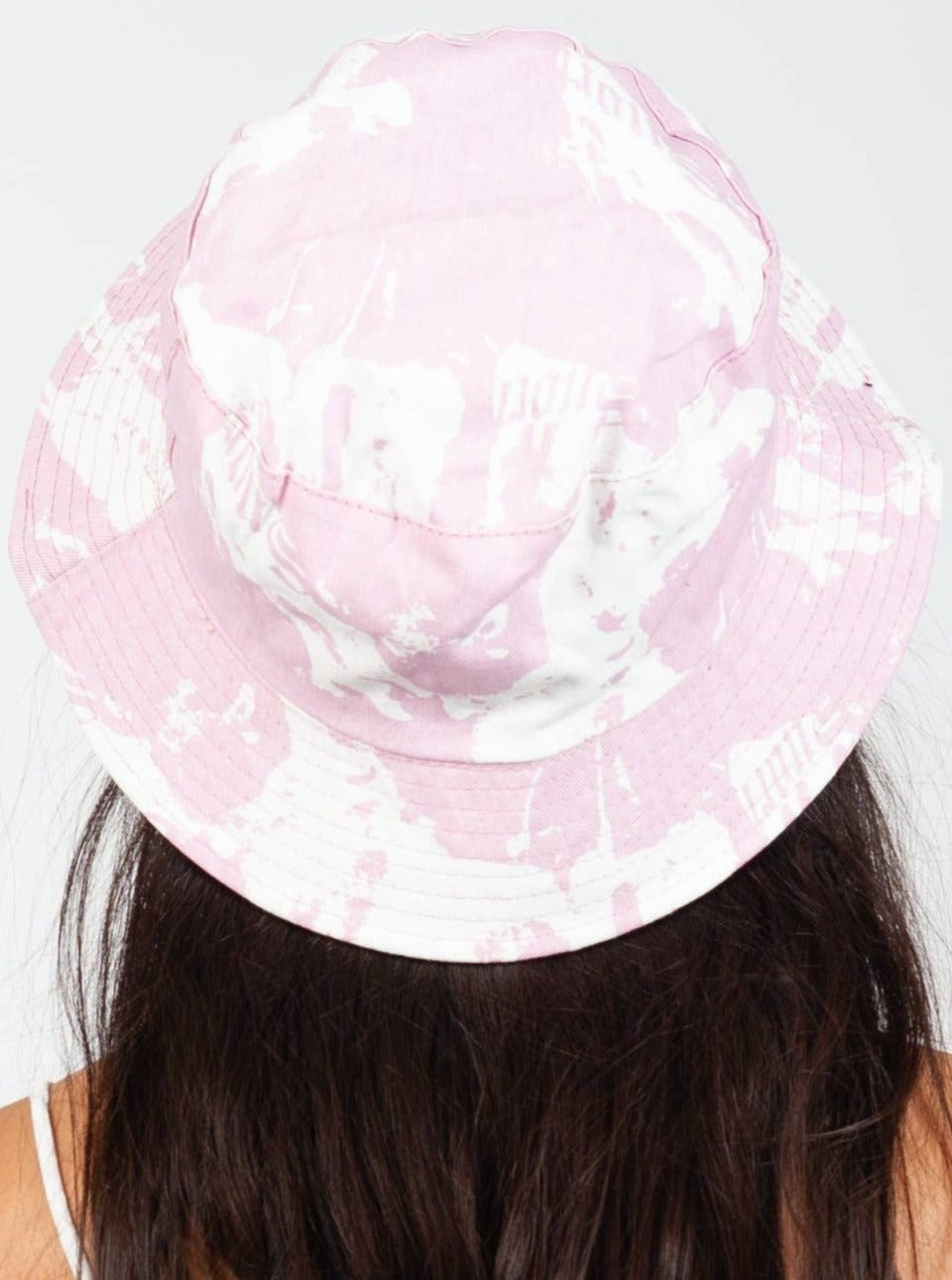 TIDE CANVAS BUCKET HAT-PINK