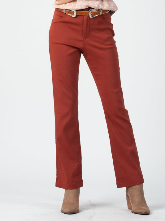 ECHO BOOT CUT PANT-RUSSET BROWN