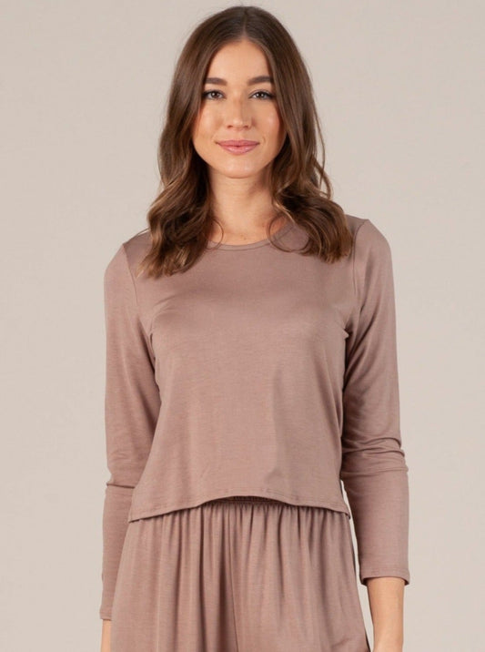 CALYPSO TOP-BROWN