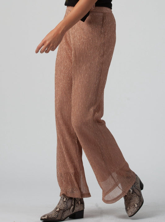 SYCAMORE BOOT CUT PANT-ROSE GOLD