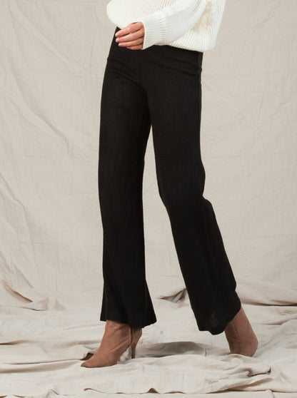 KAPUA KNIT PANTS-BLACK