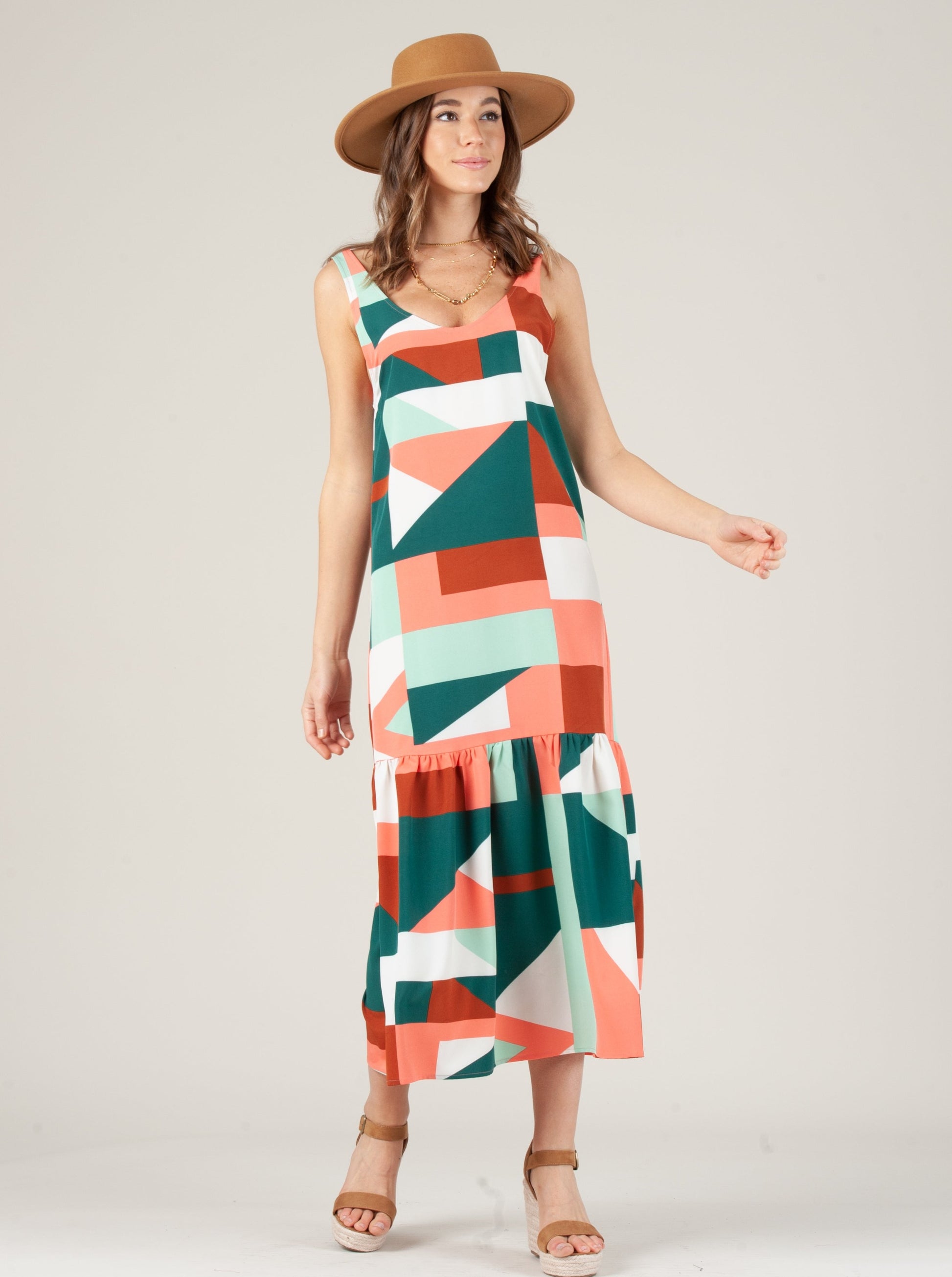 green and coral dress Strapless Dress with Heart-Shaped Chest Gattinolli by Marwan