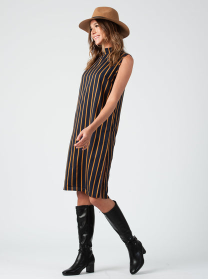 AYLIN TUNIC DRESS-RIVER TRAIL