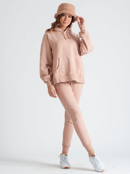 TALLY JOGGER PANTS-ROSE