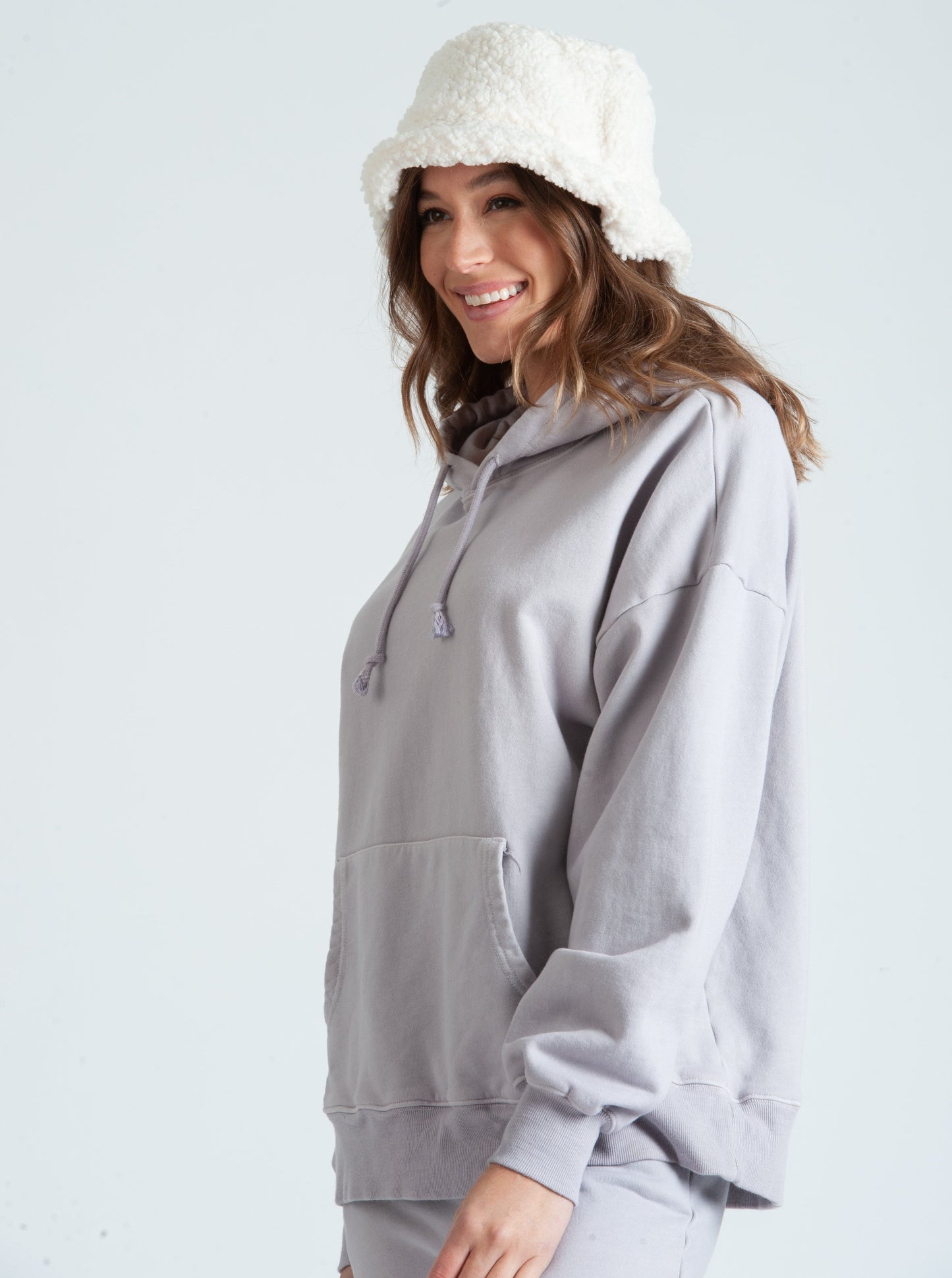 TALLY HOODIE-EARL GREY
