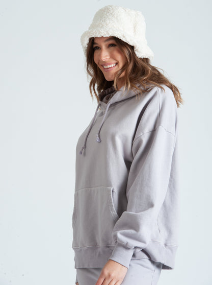 TALLY HOODIE-EARL GREY
