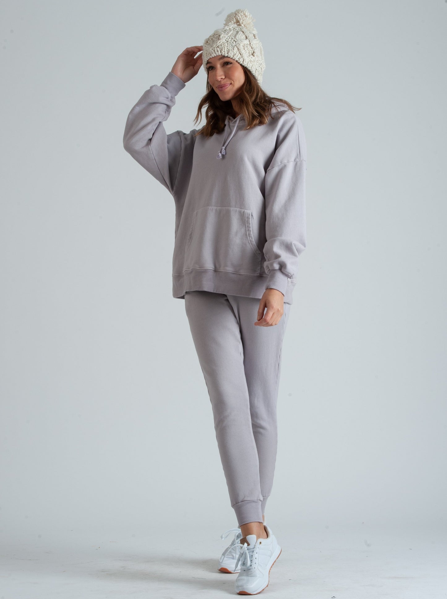 TALLY HOODIE-EARL GREY