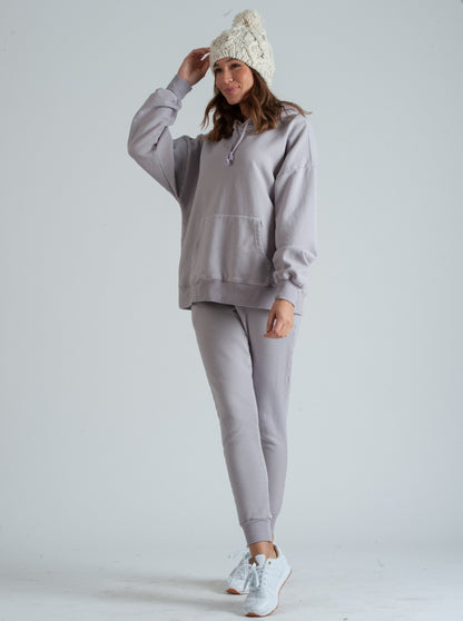 TALLY HOODIE-EARL GREY
