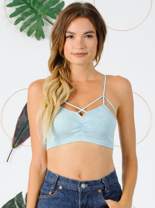 CASEY BRALETTE-BLUE