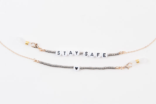 STAY SAFE BEADED MASK CHAIN