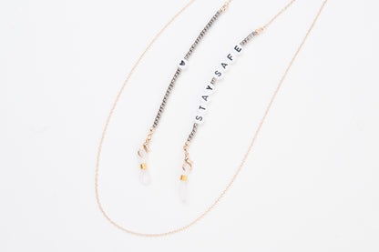 STAY SAFE BEADED MASK CHAIN