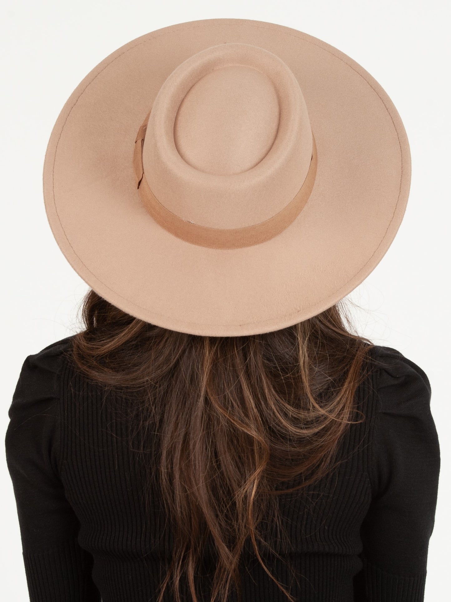 BROWN BOATER HAT