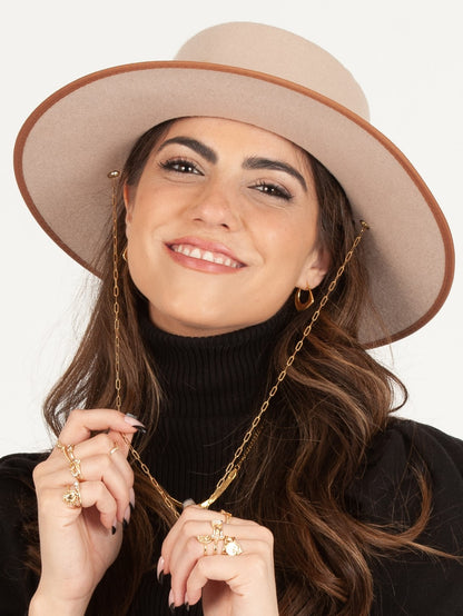WOOL BOATER HAT