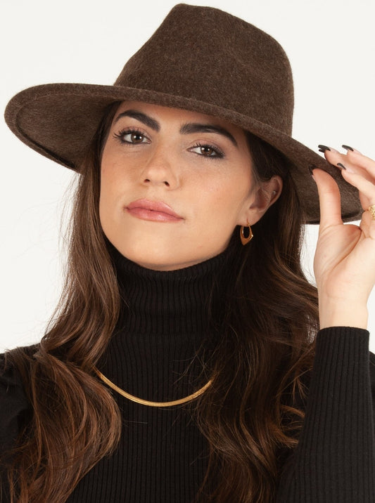BROWN FEDORA