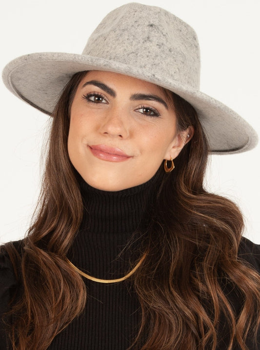 GREY FEDORA