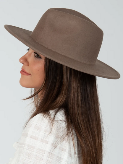 LOVELYSS WOOL FEDORA-SAGE