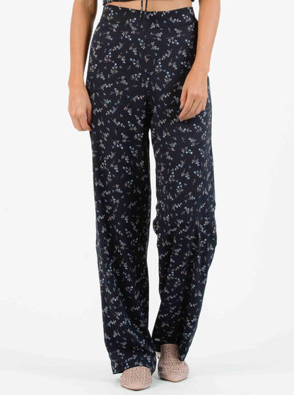 IRIS PALAZZO PANT-NAVY MINI FLORAL