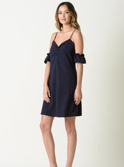 Women's Cold Shoulder Mini Dress