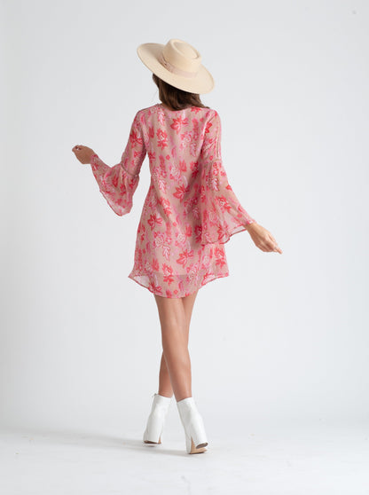 Julie Pink Floral Ladder Mini