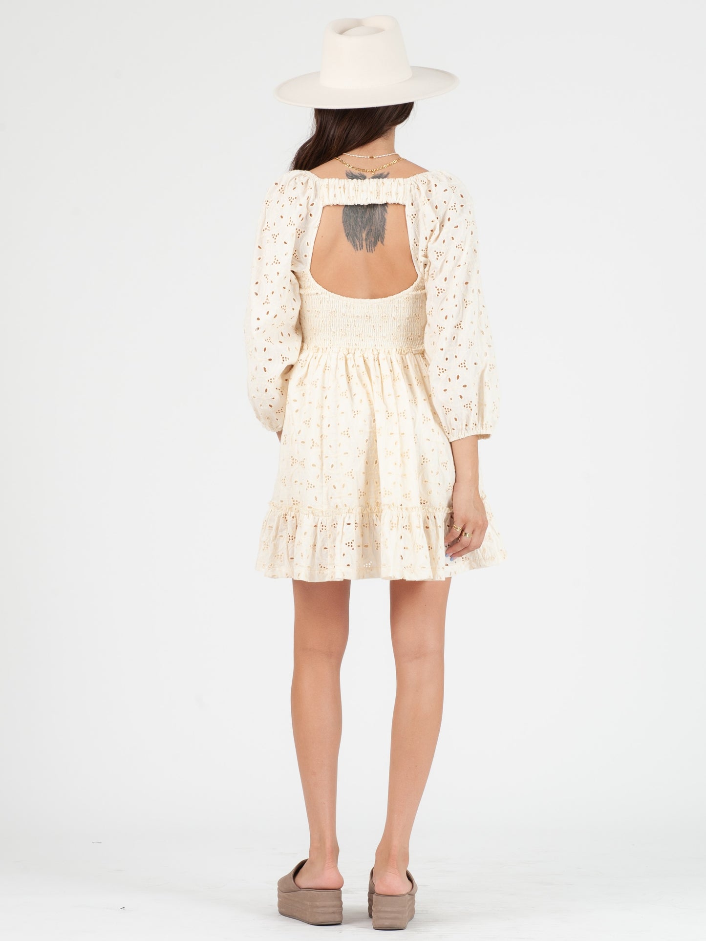 IVORY BABYDOLL DRESS