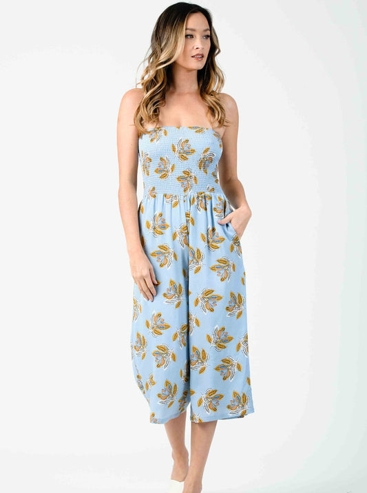 DELPHINE JUMPSUIT-SKY BLUE FLORAL