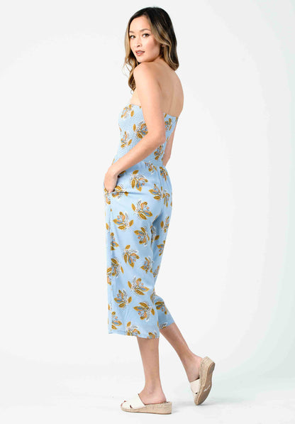 DELPHINE JUMPSUIT-SKY BLUE FLORAL