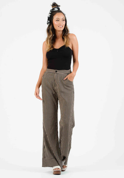 DALIAN BUTTON FRONT CAMI-BLACK