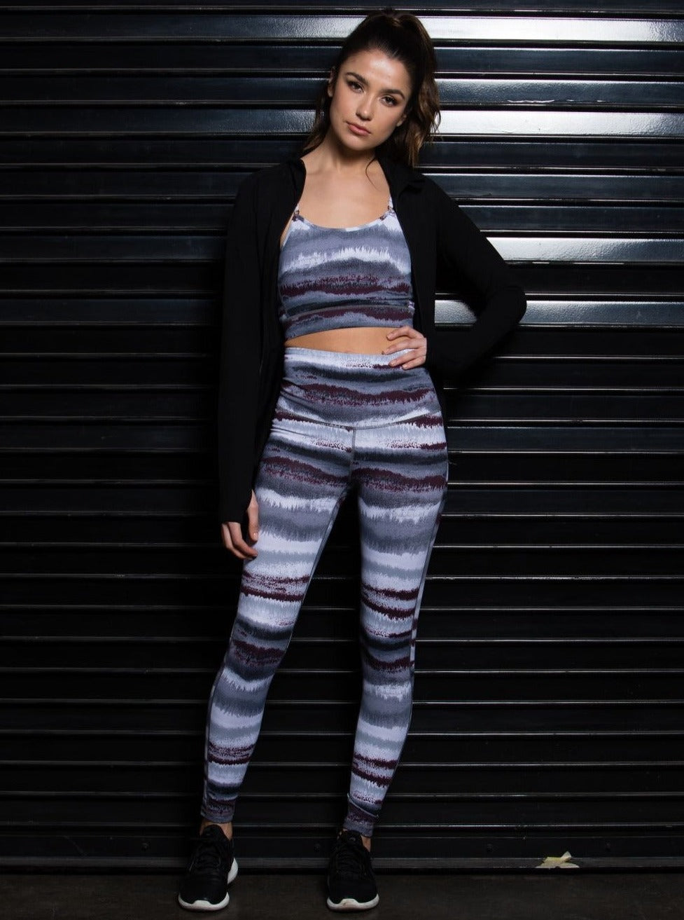 FRANNY ACTIVEWEAR JACKET-BLACK