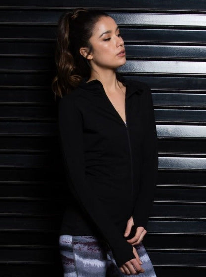 FRANNY ACTIVEWEAR JACKET-BLACK