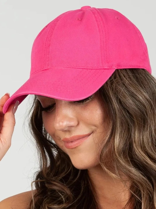 PINK BASEBALL CAP