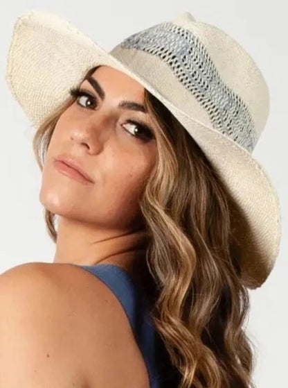 COLORBLOCK STRAW HAT