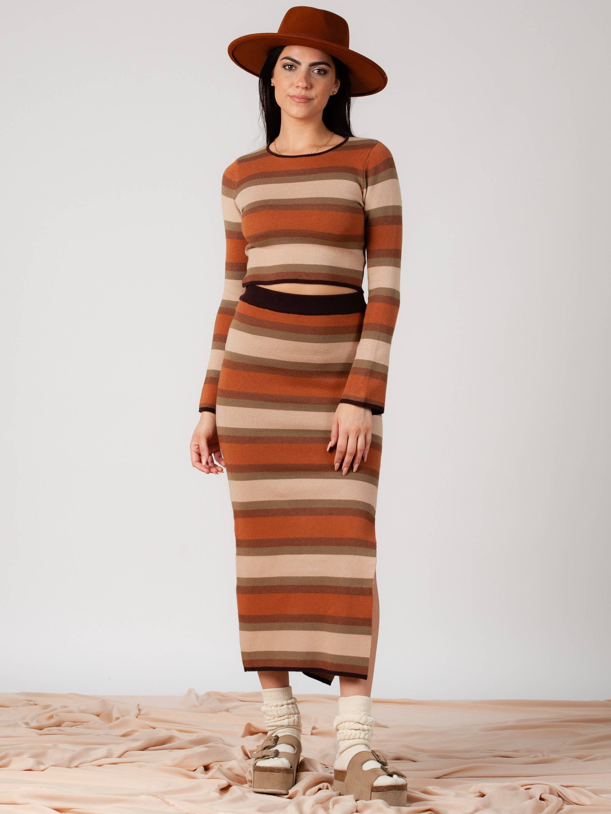 STRIPED TWO PIECE SET
