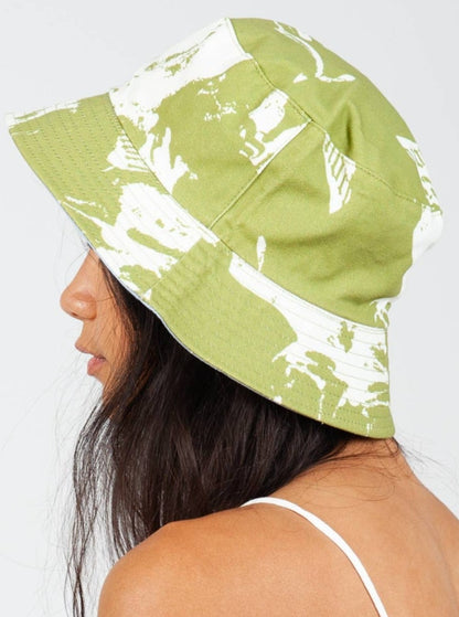 TIDE CANVAS BUCKET HAT-GRASS