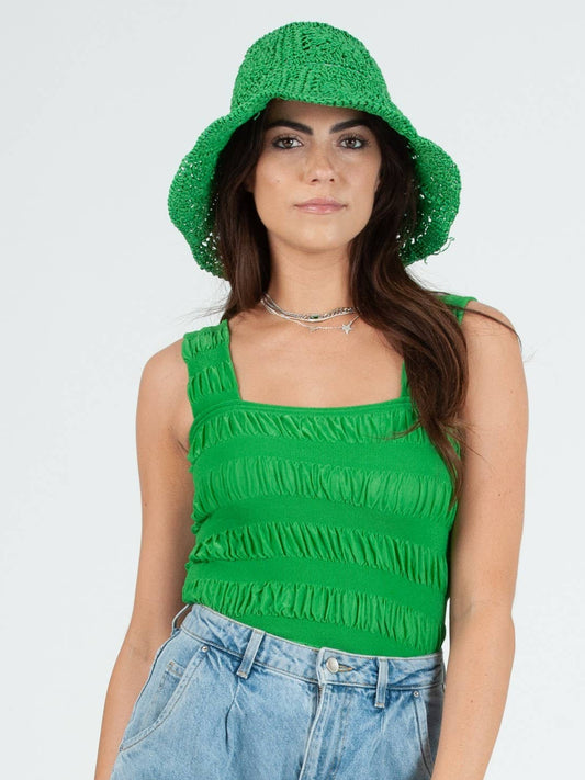 GREEN TANK TOP