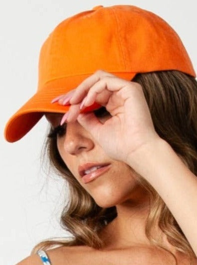 ORANGE BASEBALL CAP