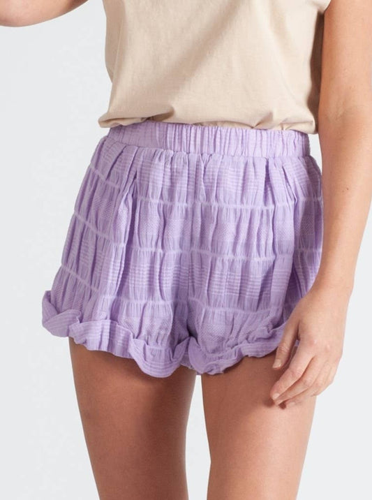 SUSANNAH BLOOMER SHORTS-LILAC