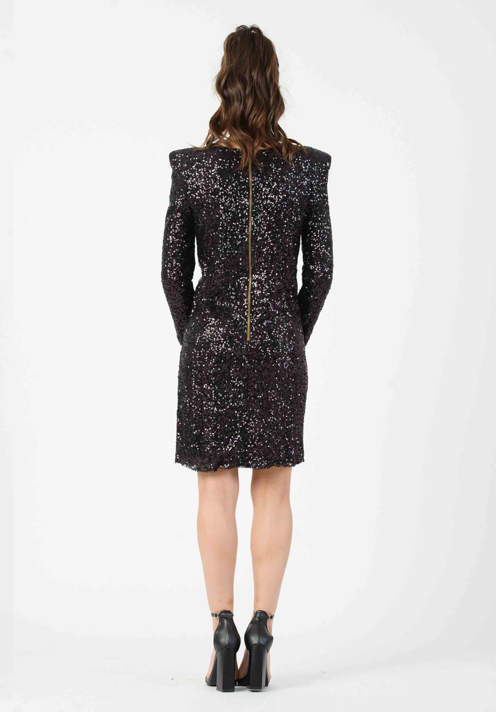 Women's Sequin Mini Dress XS