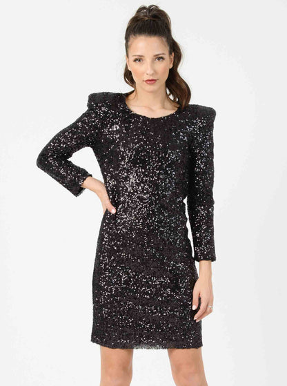 womens sequin bodycon dress Sparkly Pink Sequin Bodycon Short Cocktail Dress